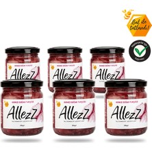 %100 Doğal Kırmızı Soğan Turşusu Paketi 6 x 210 gr