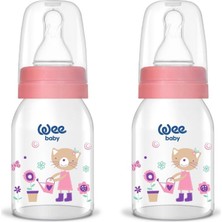 Wee Baby Cam Biberon 125 ml - Pembe (2'li Set)