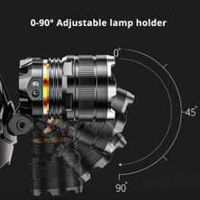 Peak Star PS-8002 Sensörlü Zoomlu Profesyonel Şarjlı Kafa Lambası