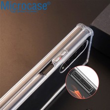 Microcase Samsung Galaxy Z Fold4 Magsafe Manyetik Köşe Korumalı Yarı Esnek Plastik Kılıf - AL3171