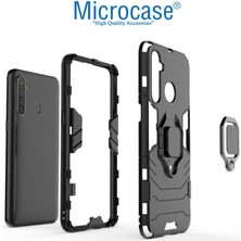 Microcase Realme 6 Batman Serisi Yüzük Standlı Armor Kılıf