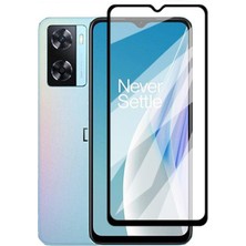 Microcase Oneplus Nord N20 Se Tam Kaplayan Çerçeveli Tempered Ekran Koruyucu - Siyah AL3276
