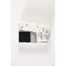 Forwena Baby Socks 5'li Kutulu Bebek Renkli Pamuklu Lastiksiz Dikişsiz Soket Çorap