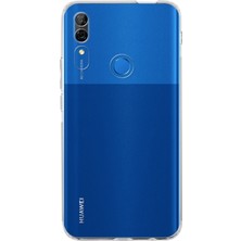 Kılıfmania Huawei P Smart Z ile Uyumlu Kapak Kamera Korumalı Tıpalı Silikon Şeffaf Kılıf