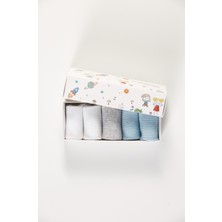 Forwena Baby Socks 5'li Kutulu Bebek Renkli Pamuklu Lastiksiz Dikişsiz Soket Çorap
