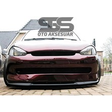 STS Oto Aksesuar Opel Corsa B Cupra R Uyumlu Ön Lip Mat Siyah Ön Tampon Lip