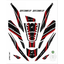 Kaly Honda PCX 125 2021-2024 Tank Pad 26 Parça 002