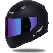 LS2 Rapıd Mat Siyah Kask