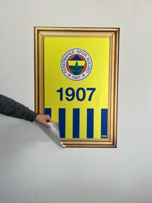 Fenerbahçe Odyak Statıkıum Fenerbahçe 1907 Statik Kağıt Tablo 58*83 Cm. Pratik Statik Kağıt Yapışkansız Tutunabilir Fb Lisanslı Orijinal