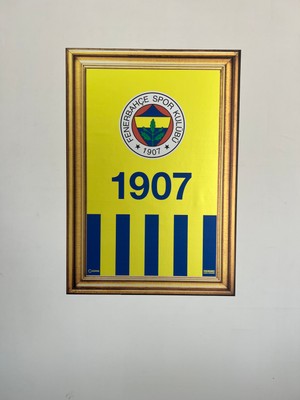 Fenerbahçe Odyak Statıkıum Fenerbahçe 1907 Statik Kağıt Tablo 58*83 Cm. Pratik Statik Kağıt Yapışkansız Tutunabilir Fb Lisanslı Orijinal