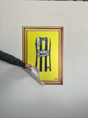 Fenerbahçe Odyak Statıkıum Fenerbahçe Basketbol Statik Kağıt Tablo 58*83 Cm. Pratik Statik Kağıt Yapışkansız Tutunabilir Fb Lisanslı Orijinal