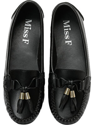 Miss F DS20053 3fx Siyah Kadın Loafer