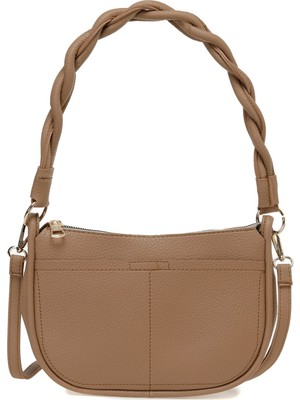 Butigo Ntrl Dgm Bgt Omz 3fx Vizon Kadın Omuz Çantası