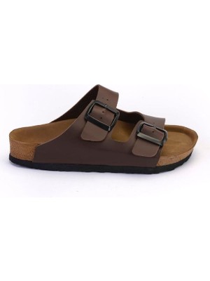 Slazenger Kahve Spor Terlik - Lens - SA19SK004 Konforlu Tasarım ve Hafif Yapı ile