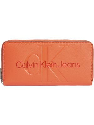 Calvin Klein Kırmızı Kadın Fermuarlı Cüzdan K60K607634XBS
