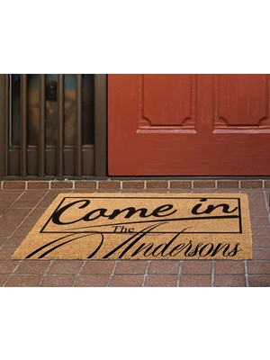 Bk Gift Kişiye Özel Kapı Önü Paspası, Yeni Eve Taşınma Hediyesi, Özel Paspas, Yeni Ev Hediyesi, Düğün Hediyesi, Ev Dekorasyonu-4