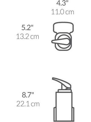 Simplehuman KT1159-KARE Sıvı Sabunluk W/caddy 650 Ml.