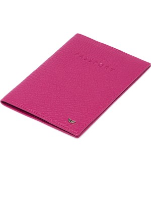 Tergan Fuşya Hakiki Deri Unisex Pasaportluk - S1PS00001200-C42