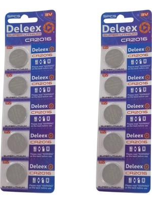 Harry 10 Adet CR2016 Lityum Pil (Quartz Saat,uzaktan Kumanda,alarm Kumandası,kapı Kumandası,araç Kumandası)