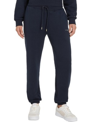 Tommy Hilfiger Normal Bel Rahat Mavi Kadın Pantolon WW0WW38690DW5
