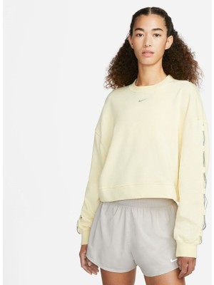 Nike Dri-Fıt Lace-Up Crew-Neck Kadın Sweatshirt DX0002-744