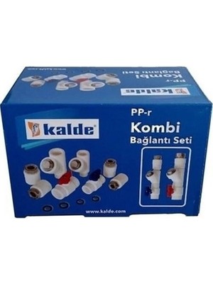 Kalde Kombi Montaj Seti Dirsekli Pp 8'li Kalde
