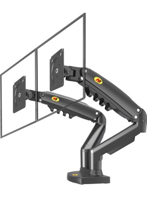 Vontech Northbayu F160 17-27 Inch Çift Kol 2-9 kg Monitor Standı