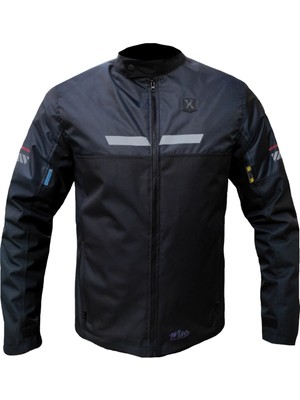 Xspeed Wise Korumalı Motosiklet Montu 50. Yıl Füme Suya Dayanıklı XL Beden Modern Tasarım