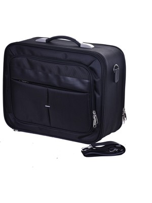 Çantaland Lüx Kasalı Siyah Evrak, Laptop ve Notebook Çantası