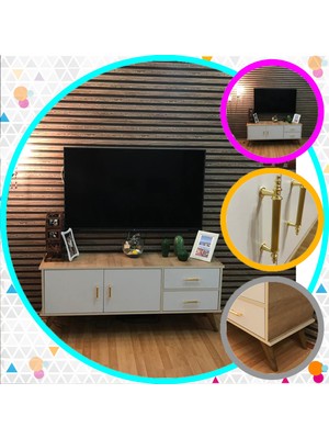 MODİLAYN Claros Tv Sehpası 150 X 40 x 60 cm Tv Ünitesi