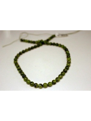 Yaşam Tohumu Yeşim Taşı Royal Quality Yarım Dizi 6mm (18CM Uzunluğundadır)