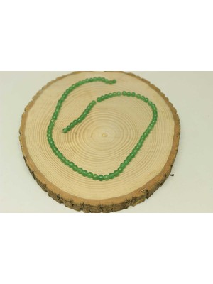 Yaşam Tohumu Aventurin Taşı Yarım Dizi 4mm (18CM Uzunluğundadır)