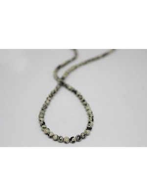 Yaşam Tohumu Jasper Taşı Yarım Dizi 4mm (9850) (18CM Uzunluğundadır)