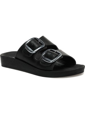 Polaris 401056.Z3FX Siyah Kadın Düz Terlik10