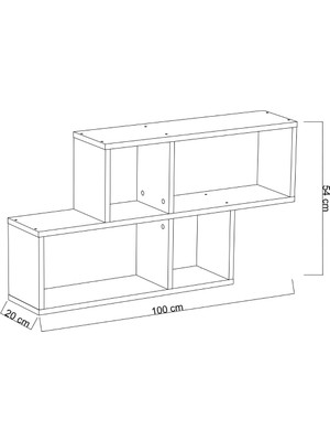 Musvenus Mobilya Duvar Rafı
