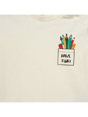 Hello Baby Hellobaby Basic Erkek Bebek Cep Baskılı Tshirt Şort Takim Erkek Bebek