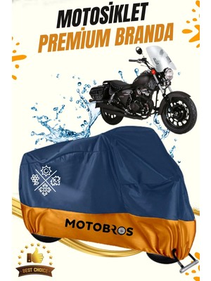 Motobros Motosiklet Kuba Superlight 125 Branda Lüx Premium Paraşüt Kumaşı Su Geçirmez Ömürlük Kullanım
