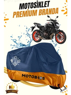 Motobros Motosiklet Yamaha MT07 Branda Lüx Premium Paraşüt Kumaşı Su Geçirmez Ömürlük Kullanım