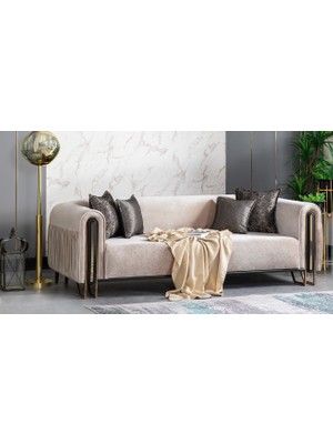 Weltew Home Ottoman Koltuk Takımı 3+3+1