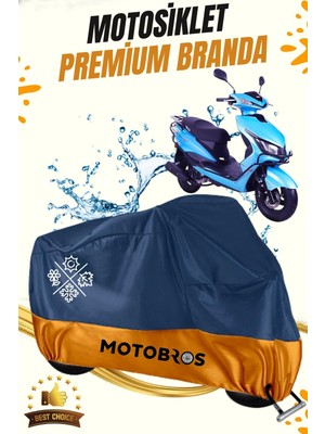 Motobros Motosiklet Brandası RKS Blazer Motor Brandası Motor Örtüsü Su Geçirmez Paraşüt Kumaş UV Korumalı Premium