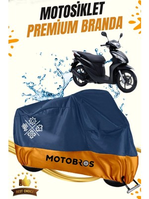 Motobros Motosiklet Honda Dio Lüx Premium Paraşüt Kumaşı Branda Su Geçirmez Ömürlük Kullanım