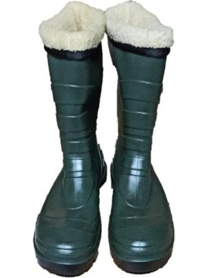 Arısan Kürklü İş Güvenlik Çizmesi Arısan Içi Yünlü Çelik Burunlu Çizme No:40