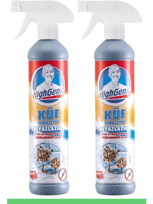 HighGenic Küf Temizleyici Beyazlatıcı 2 x 500 ml
