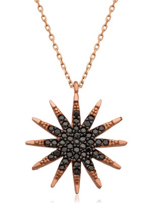 Stil Love Gümüş Kutup Yıldızı Bayan Kolye