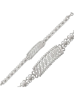 Stil Love ​Gümüş Beypazarı Telkari Bileklik