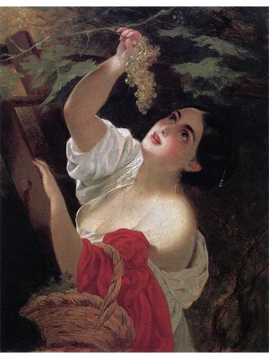 Karl Bryullov Italian Midday  PixArt Sanat Elmas Mozaik Tablo Diamond Türkiye 40*60