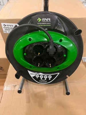 3x1,5 Ultra Seyyar Kablolu Uzatma Makarası (20-35-50 Metre)