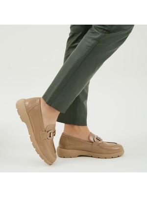 Tamer Tanca Kadın Derı Loafer Ayakkabı 33 8891-1 Bn Ayk Y23