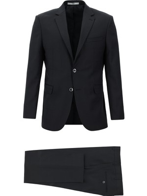Kiğılı 7 Drop Slim Fit Dar Kesim Yünlü Kareli Takım Elbise