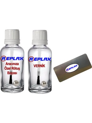 Replax Volvo V70 498 Hazar Mavi Rötuş Boyası+Vernik+Rötüş Çeliği